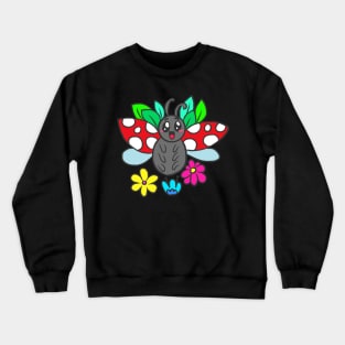 Ladybug Adoniskäfer cockchafer lucky ladybug luck Crewneck Sweatshirt